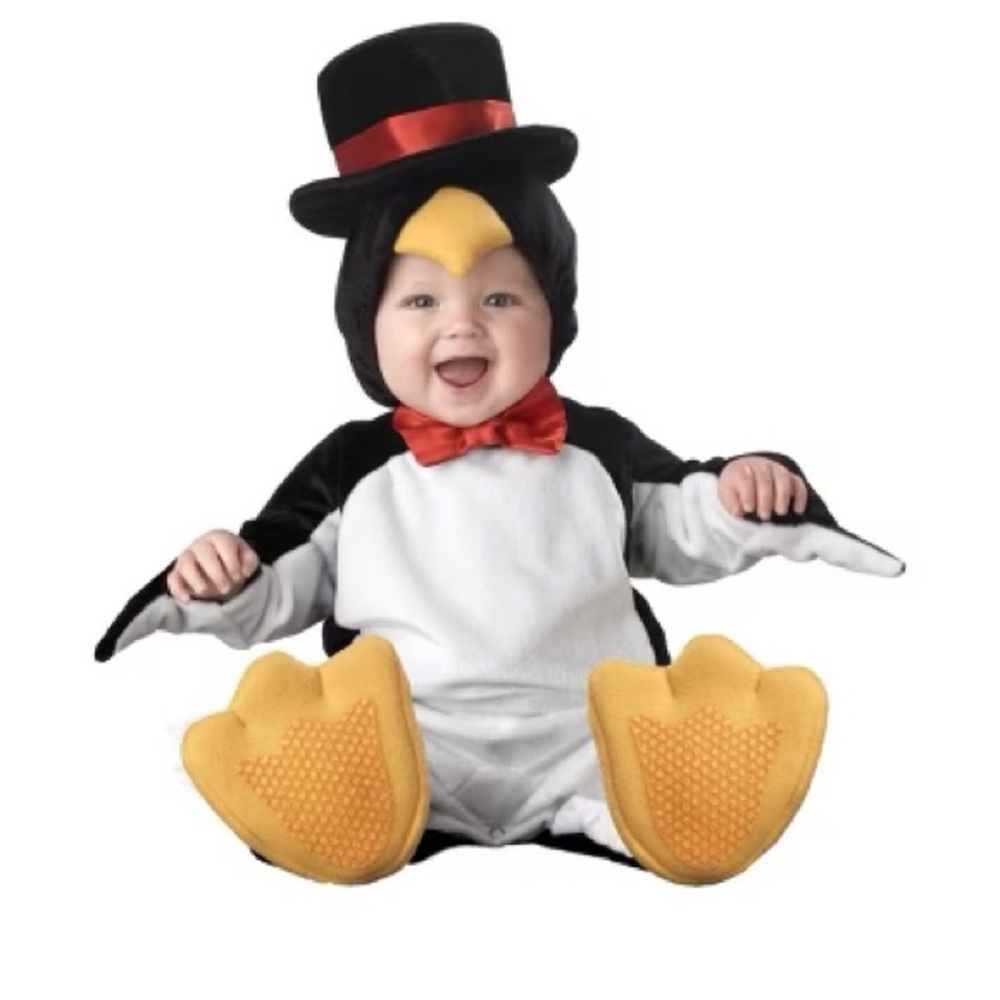 Halloween Penguin Baby Costume with Hat
